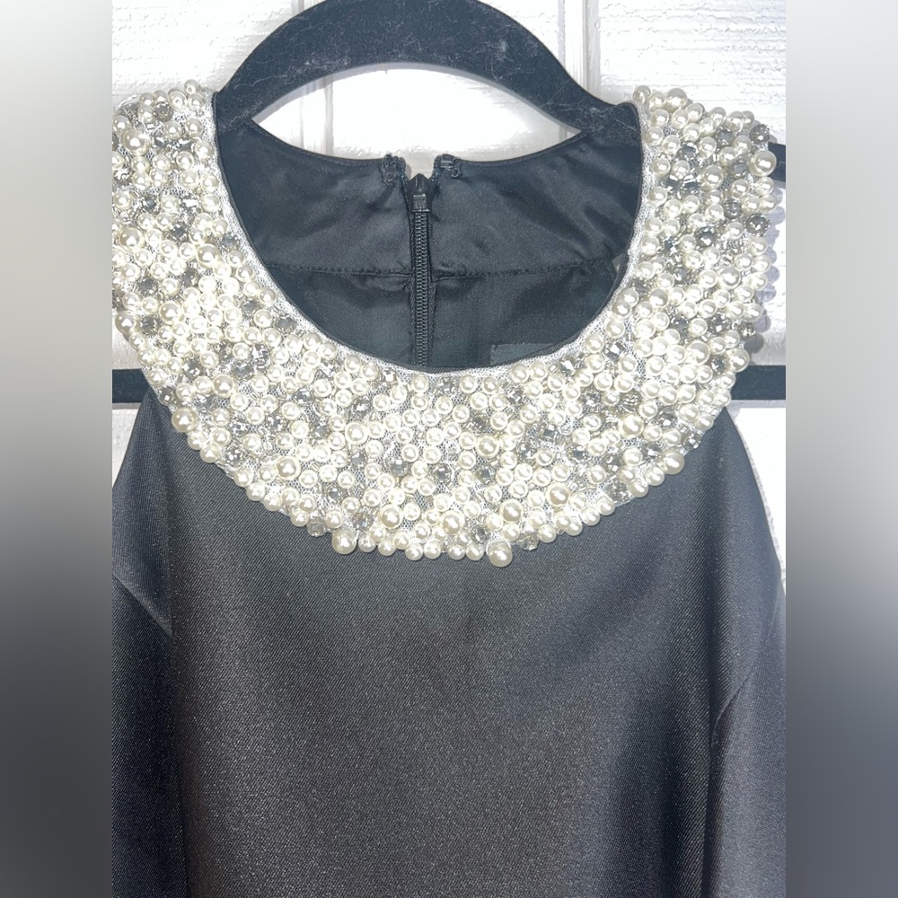 Adrianna‎ Papell Mikado Halter Dress size 2 - Picture 4 of 14